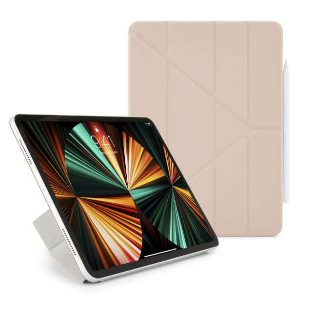 Vista frontal de la funda Origami Folio No4 de Pipetto para iPad Pro 12,9" de 2021